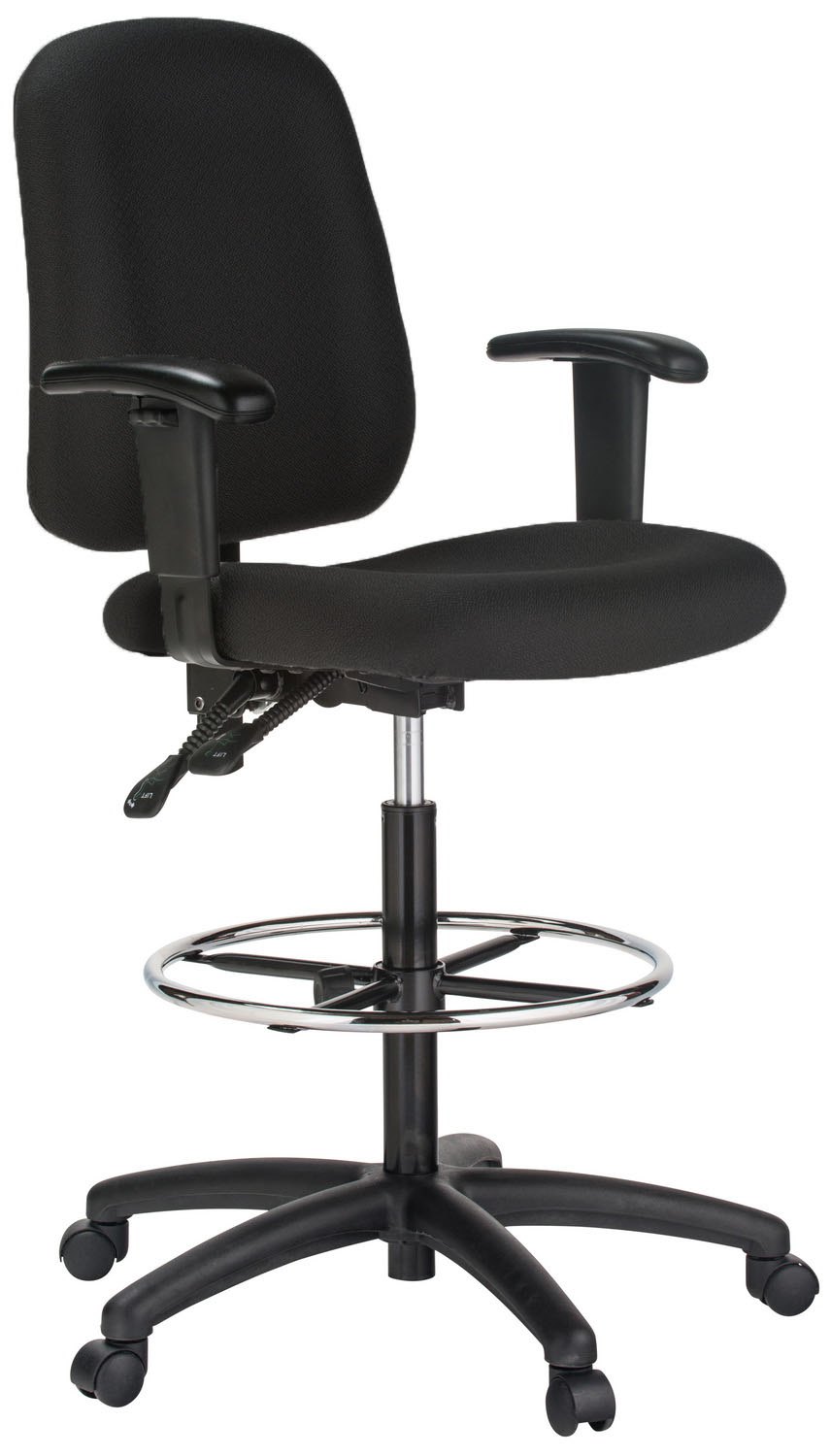 Harwick 100KE-AA drafting chair with adjustable arms