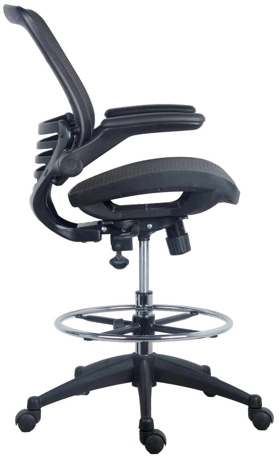 Harwick 2250D Evolve mesh drafting chair, black finish
