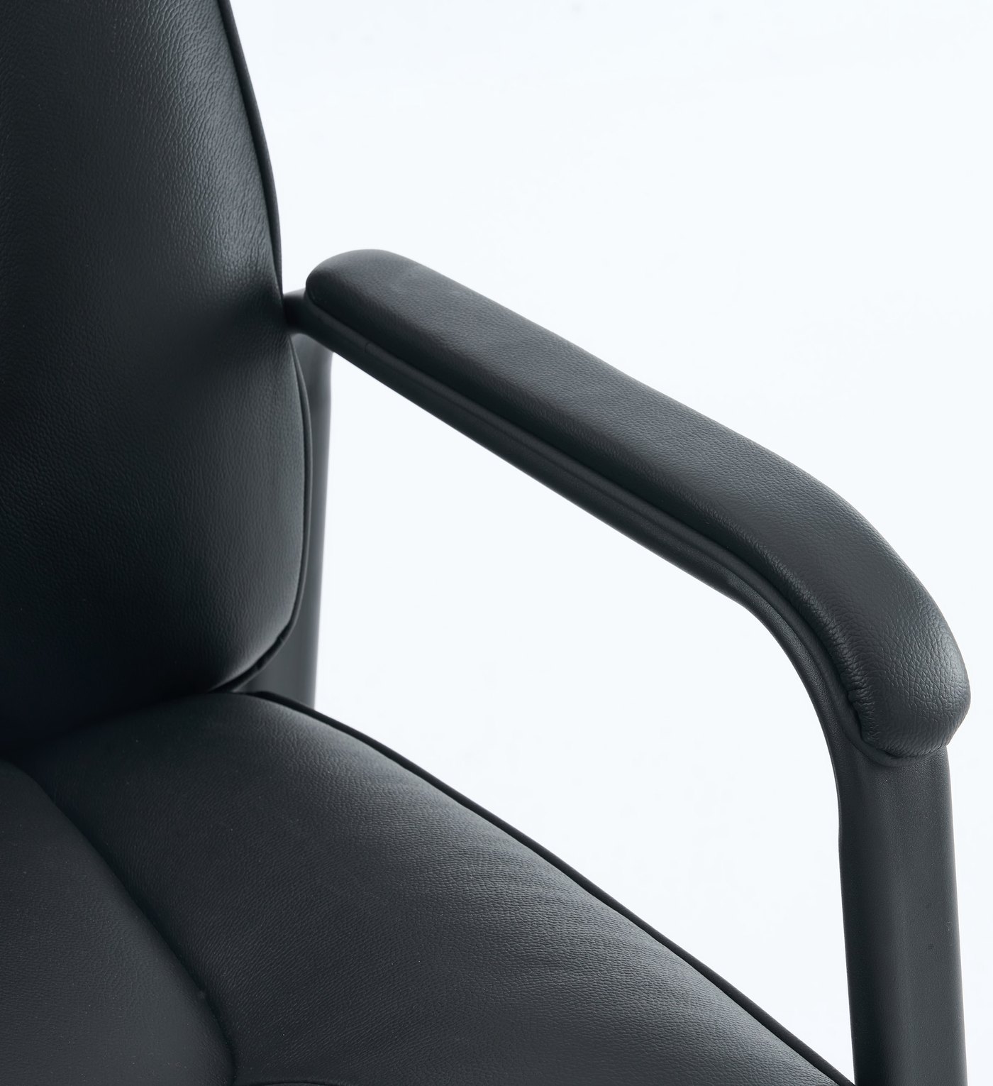 Harwick 820L leather waiting room chair — view 2