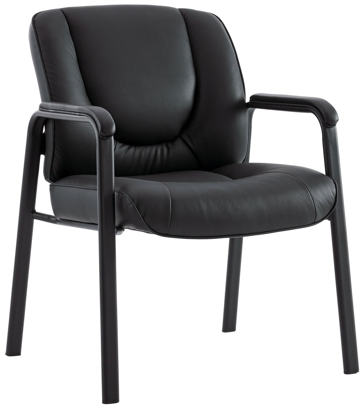 Harwick 820L leather waiting room chair — view 3