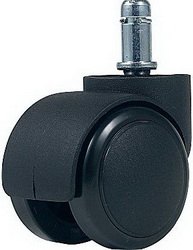 Set of five Harwick hard floor casters